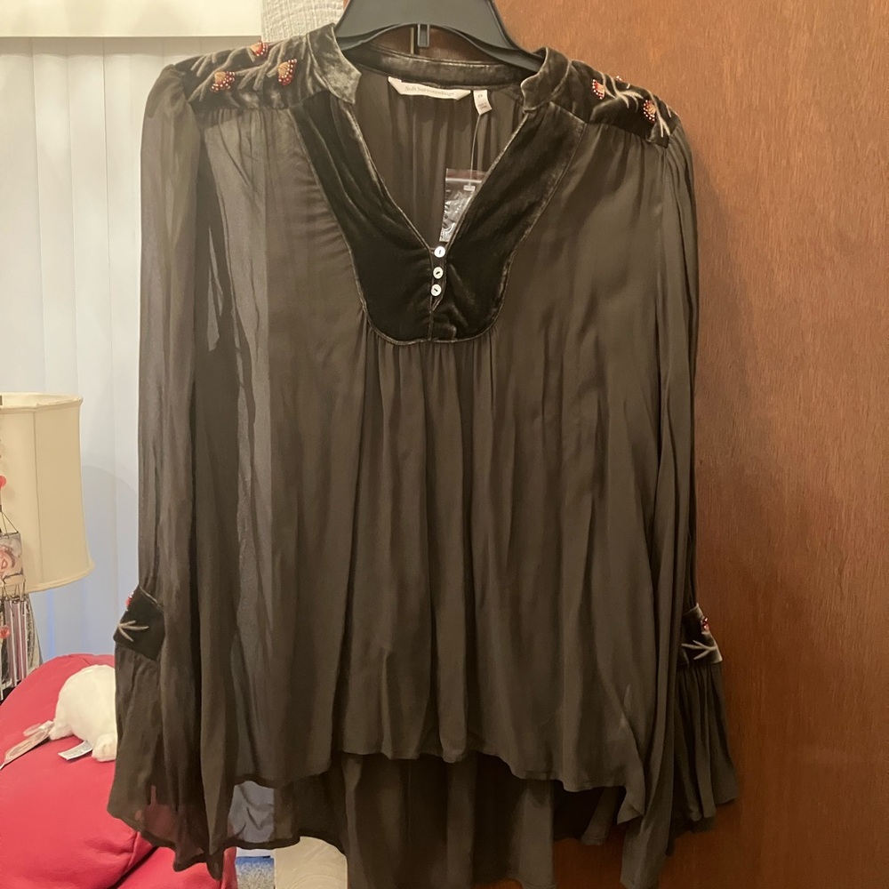 SOFT SURROUNDINGS vintage boho top